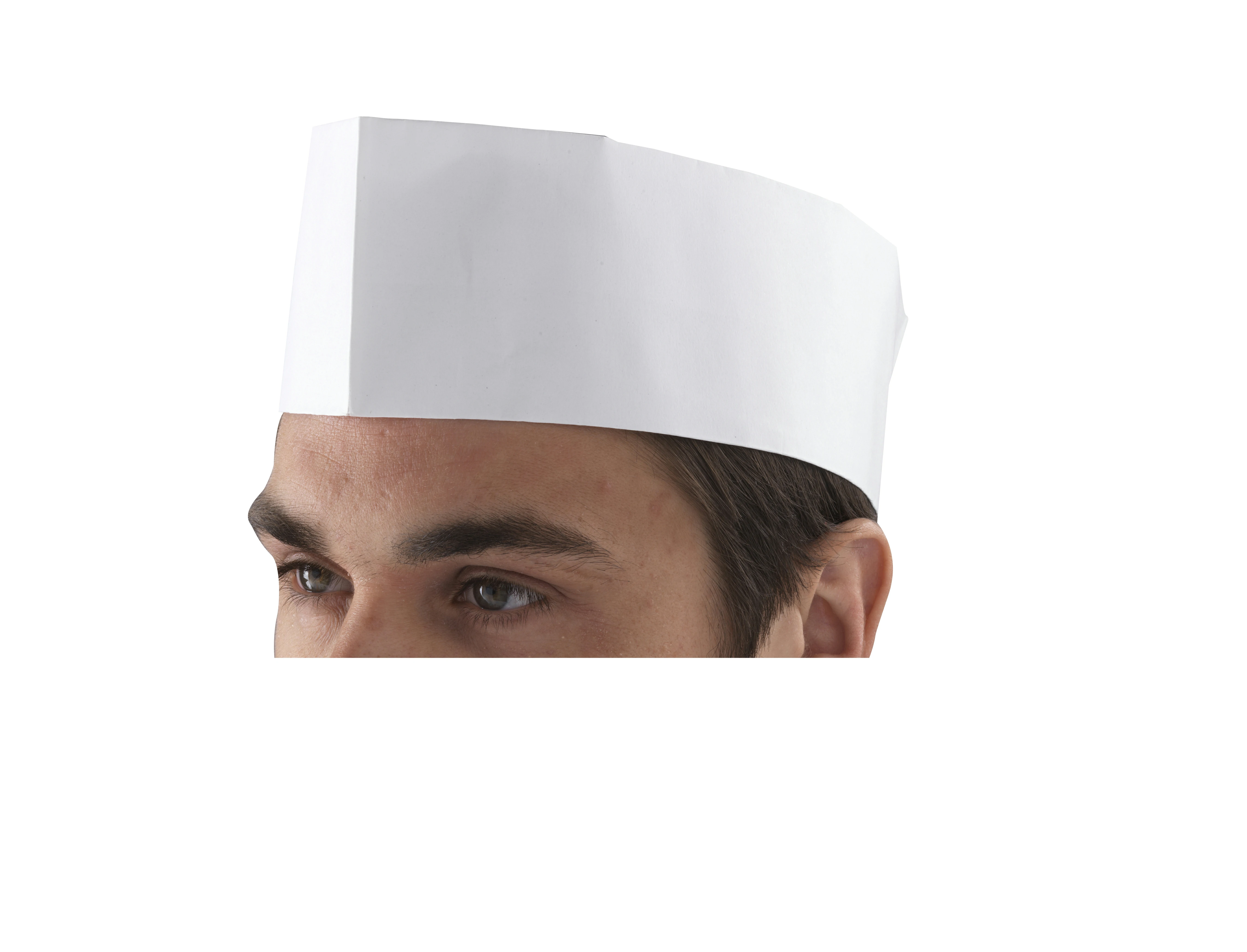 Chef's Disposable Paper Forage Hat (100 Pcs)