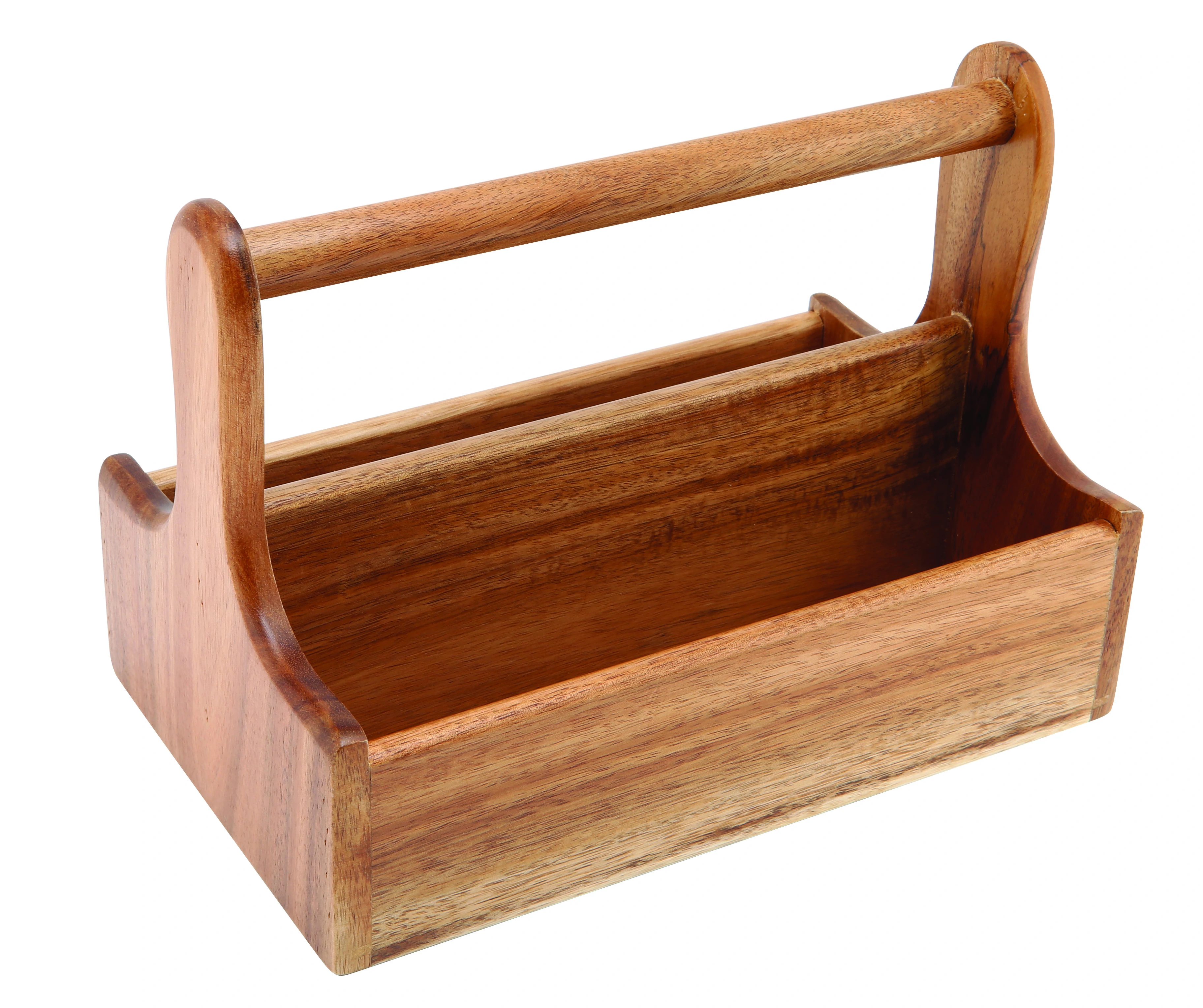 Genware Dark Wood Table Caddy