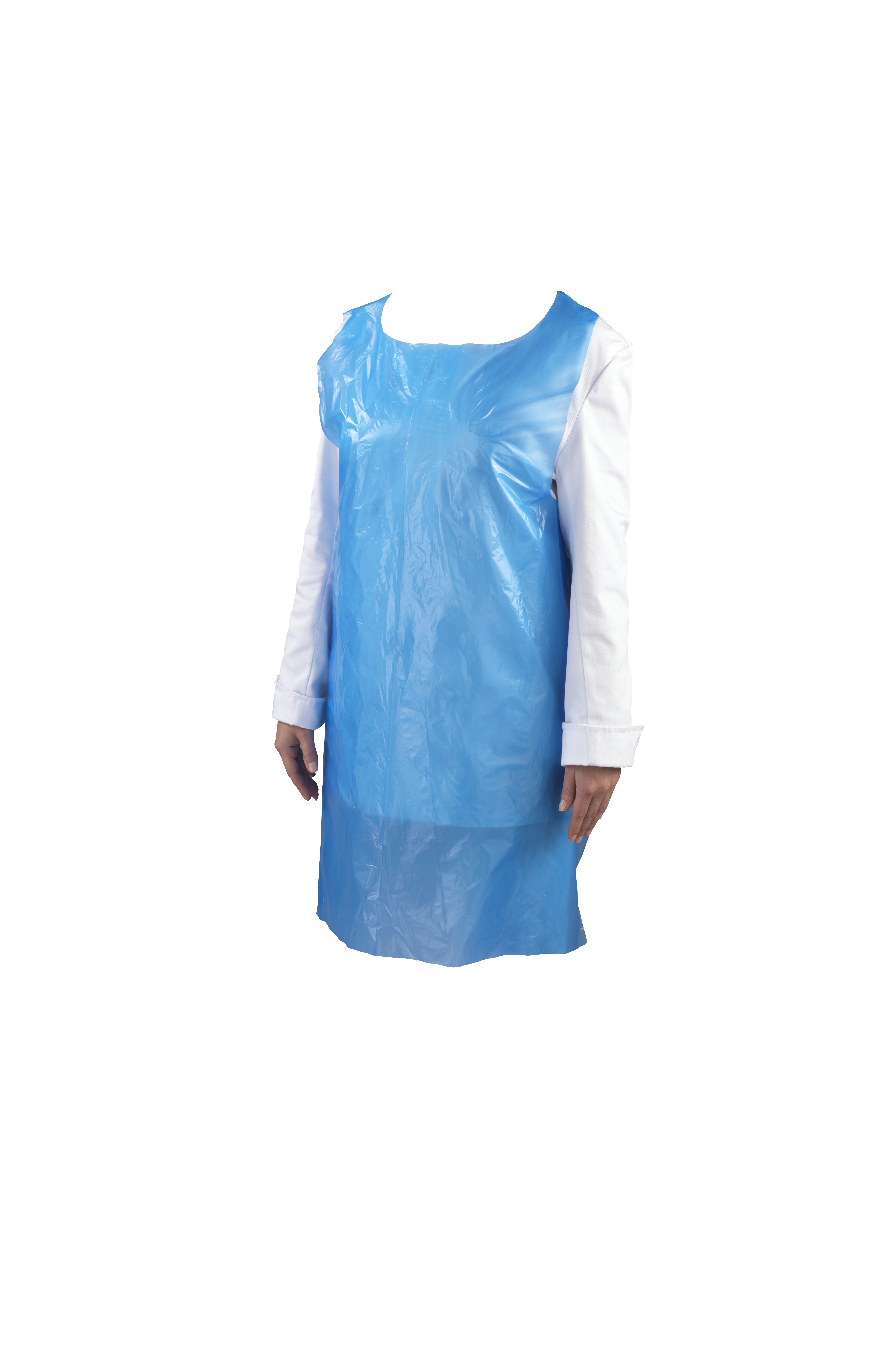 Blue Disposable Pe Apron (100 Pcs)