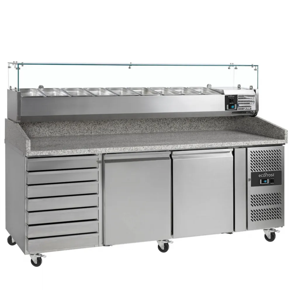 EcoFrost Pizza Prep Counter + Drawers
