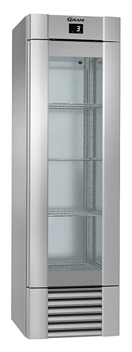 Gram ECO MIDI KG 60 CCG 4S K Stainless Steel Display Refrigerator 407 Litres