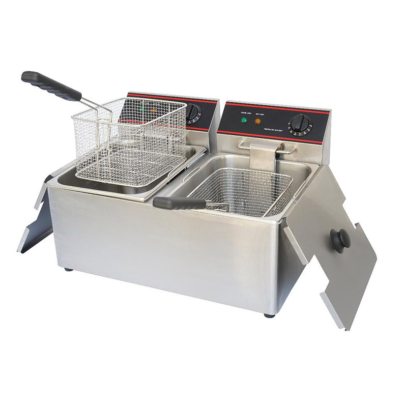 BANKS EFD8 COUNTER TOP TWIN TANK FRYER 2X8LTR