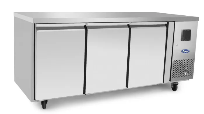 Atosa EPF3472HD Three Door Table Freezer 334ltrs