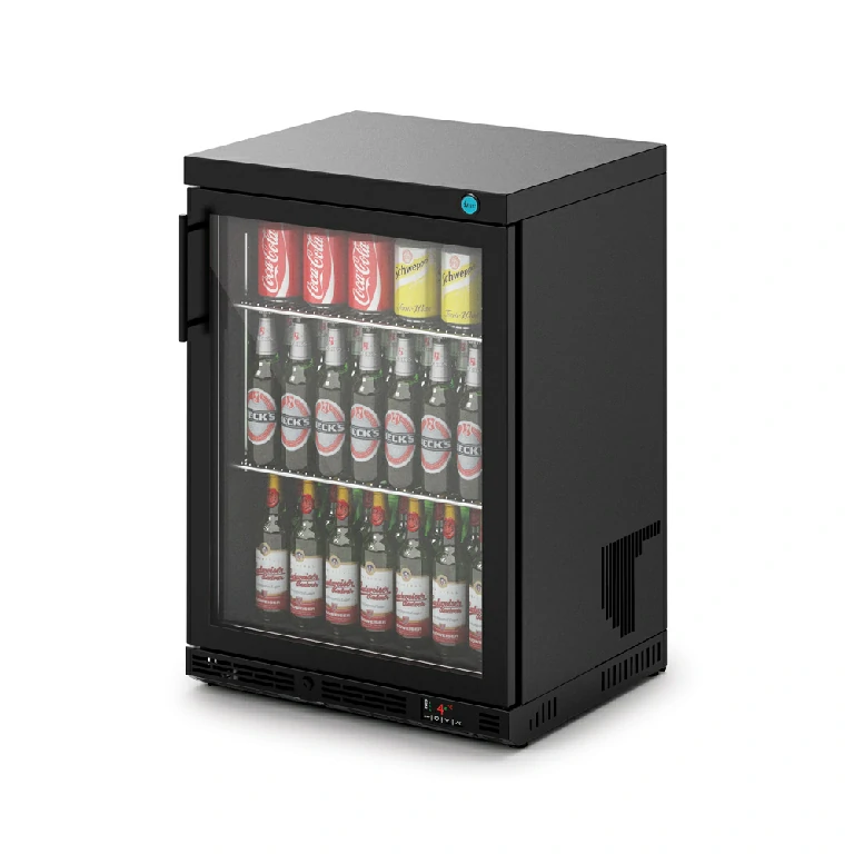 IMC Ventus V60 Glass Door Bottle Cooler Black