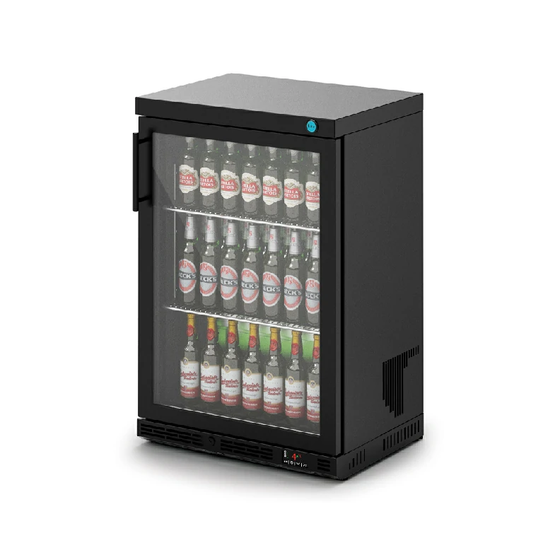 IMC Ventus V60 Glass Door Bottle Cooler Black Painted