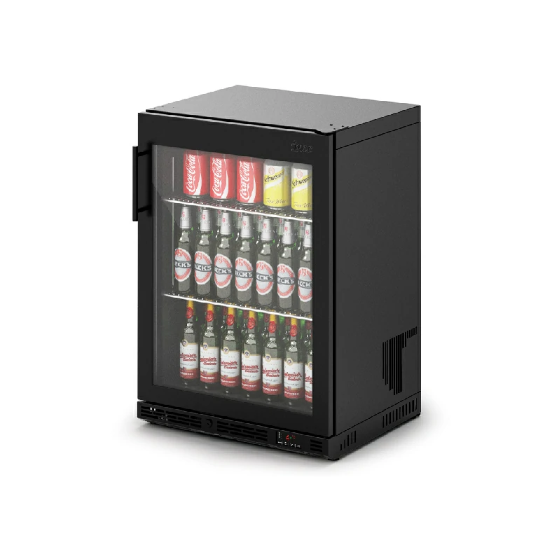 IMC Ventus V60 Single Glass Door Bottle Cooler Black