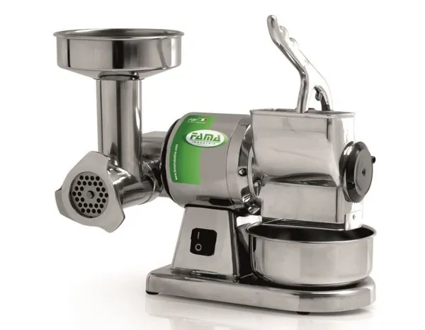 Fama FTGM126 / TG8 Light Duty Meat Mincer and Parmesan Grater