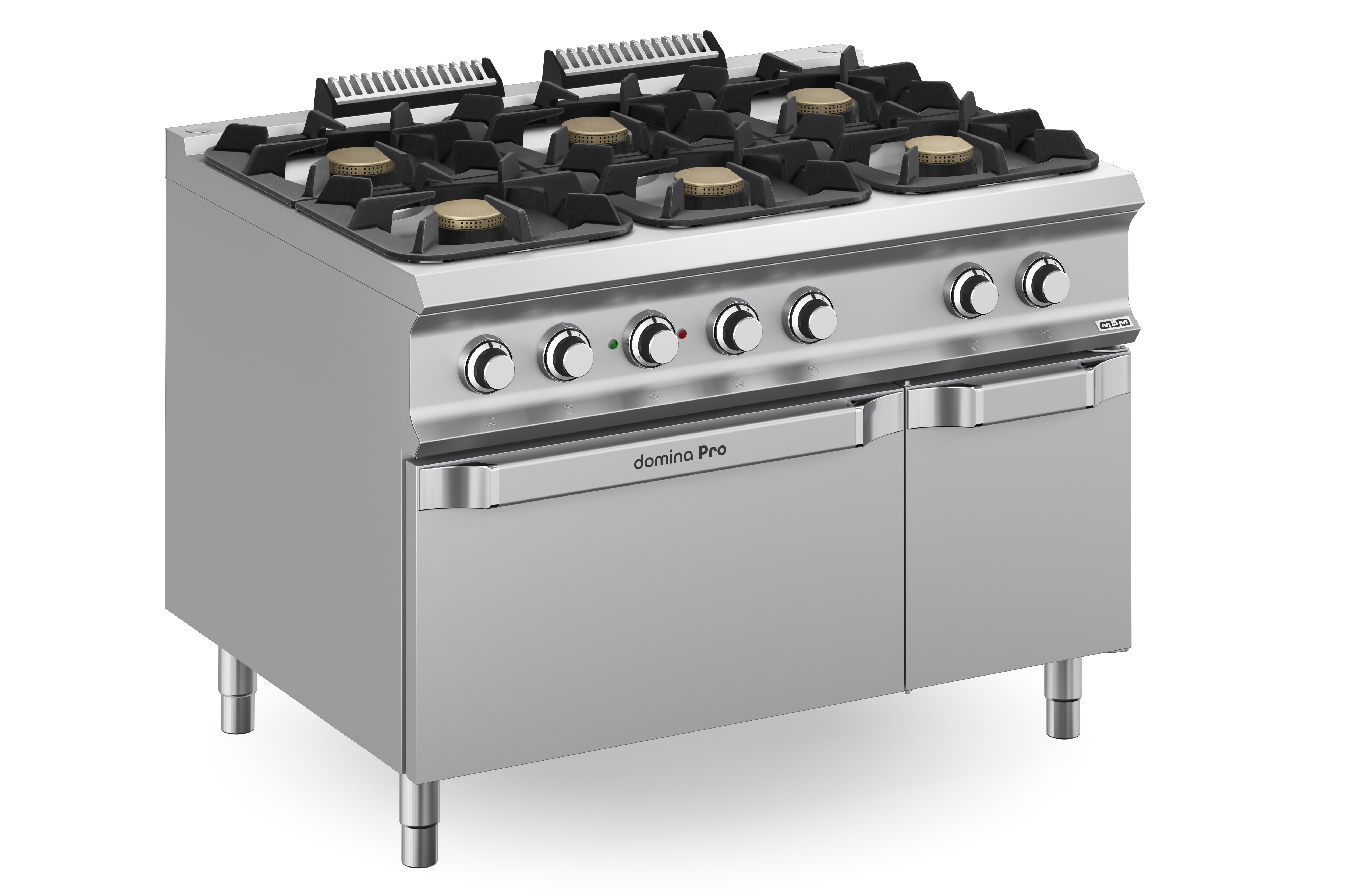 Domina Pro 900 FB912AFEXXS 6 Burners Gas Freestanding with Electric Oven