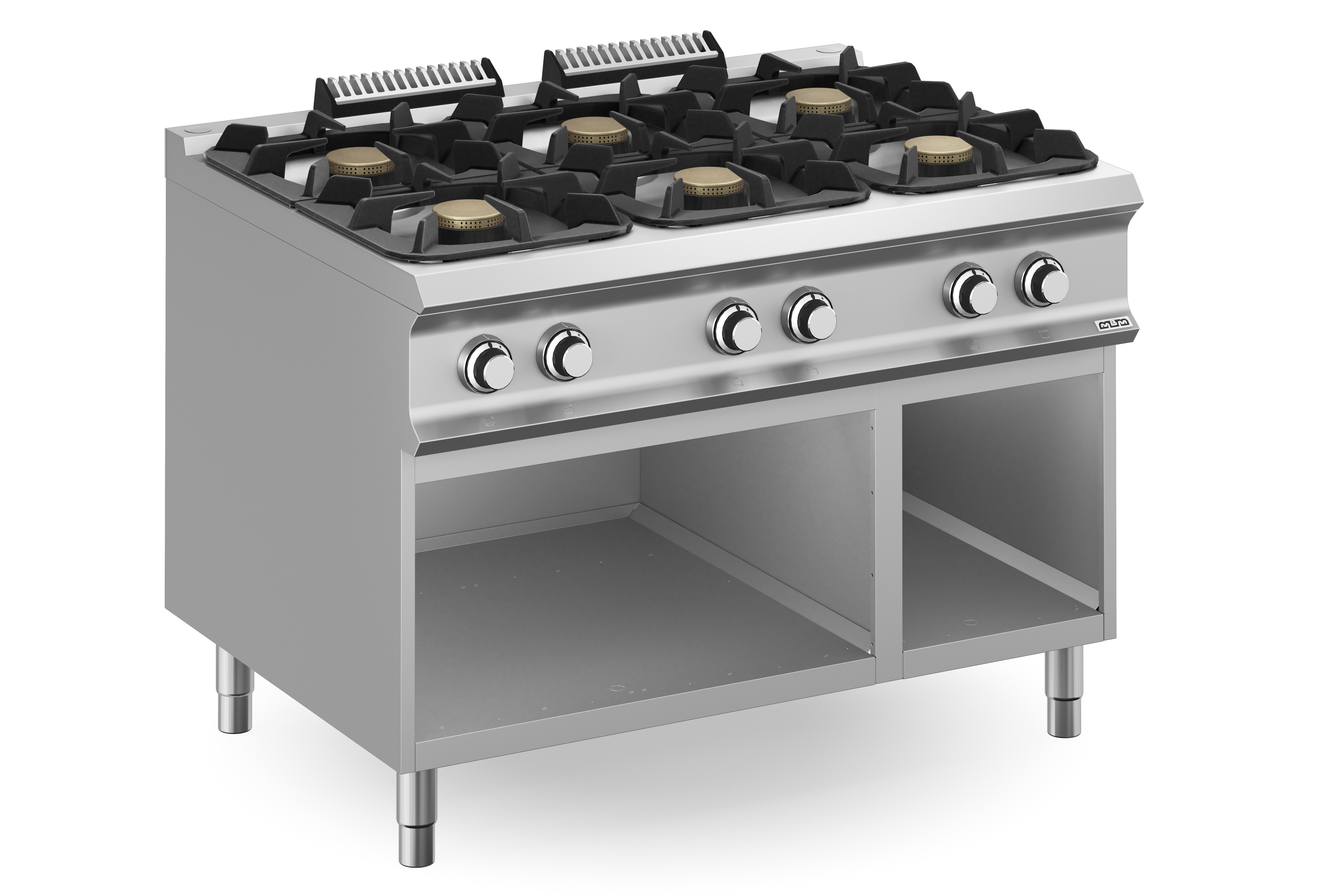 Domina Pro 900 FB912AXXS 6 Burners Gas Cooker Freestanding