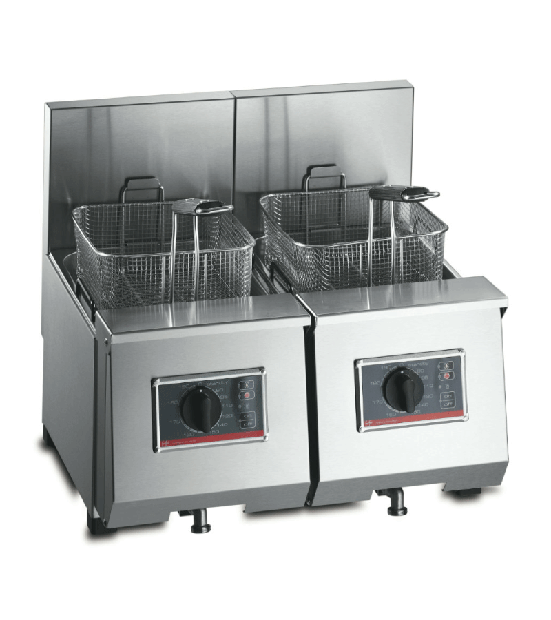 FriFri Profi+ 6 + 6 Electric Counter-top Twin Tank Fryer - 2 Baskets - W 540 mm - 2 x 4.6 kW