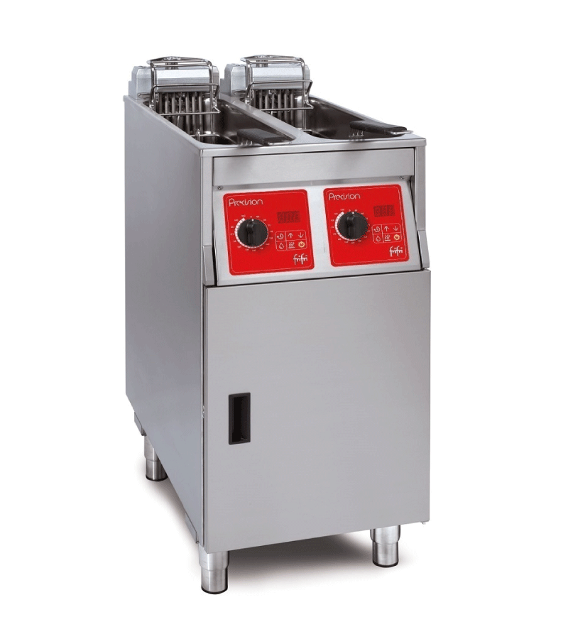 PL422M32G0 - FriFri Precision 422 Electric Free-standing Twin Tank Fryer