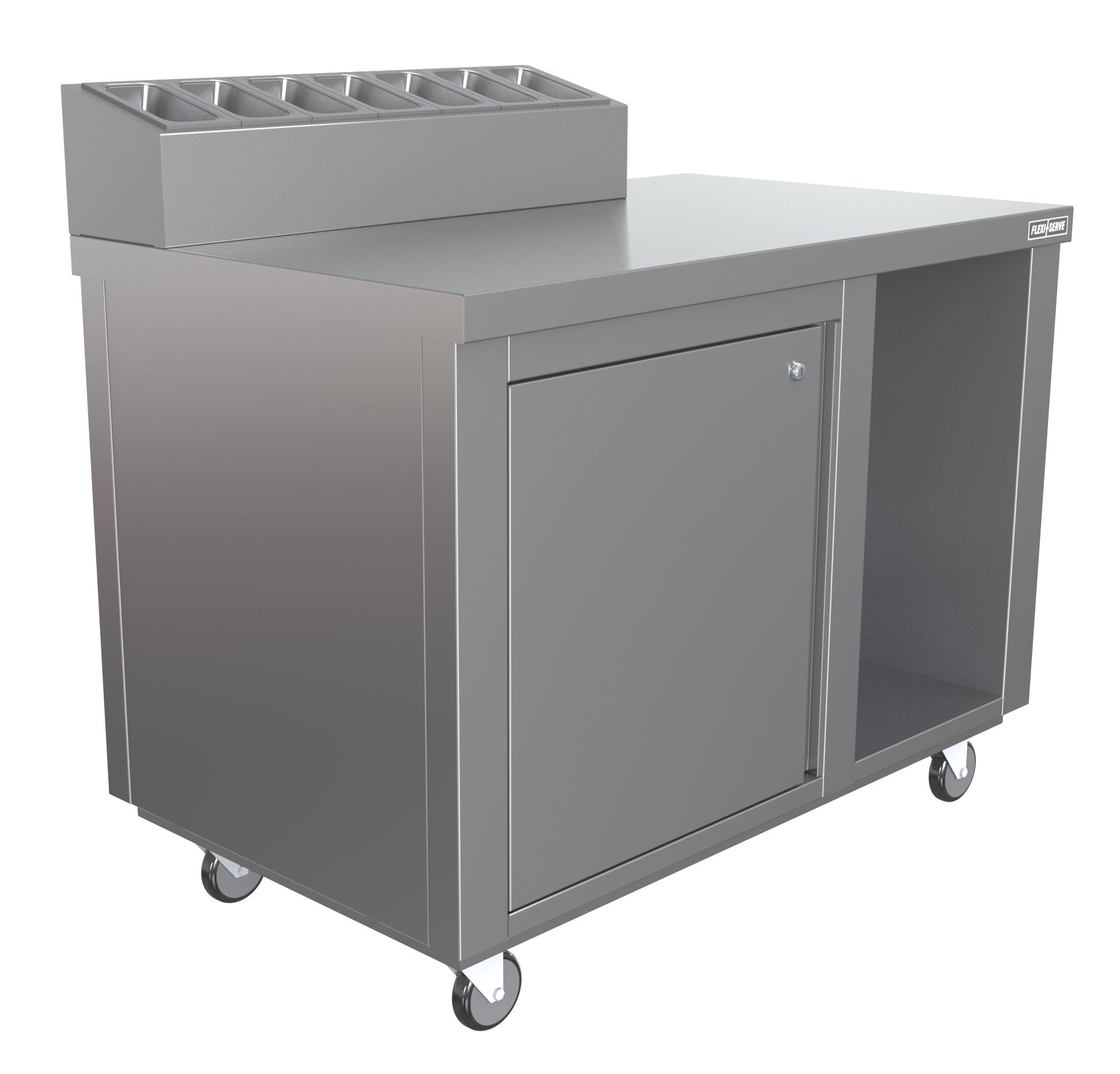 Parry FS-CUB - Flexi Serve Condiments Trolley with Door