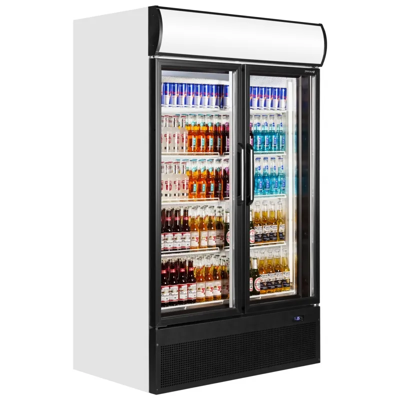 Tefcold FSC H White Range Glass Door Display Fridge