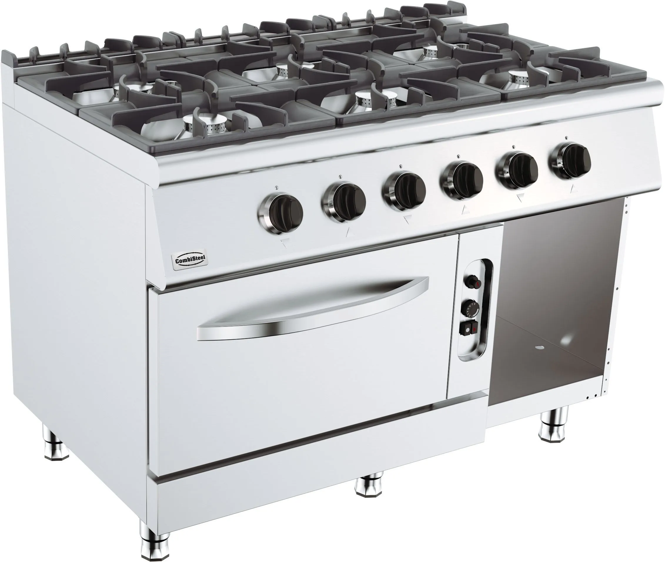 CombiSteel Base 700 Gas STOVE 6 BU WITH Gas OVEN