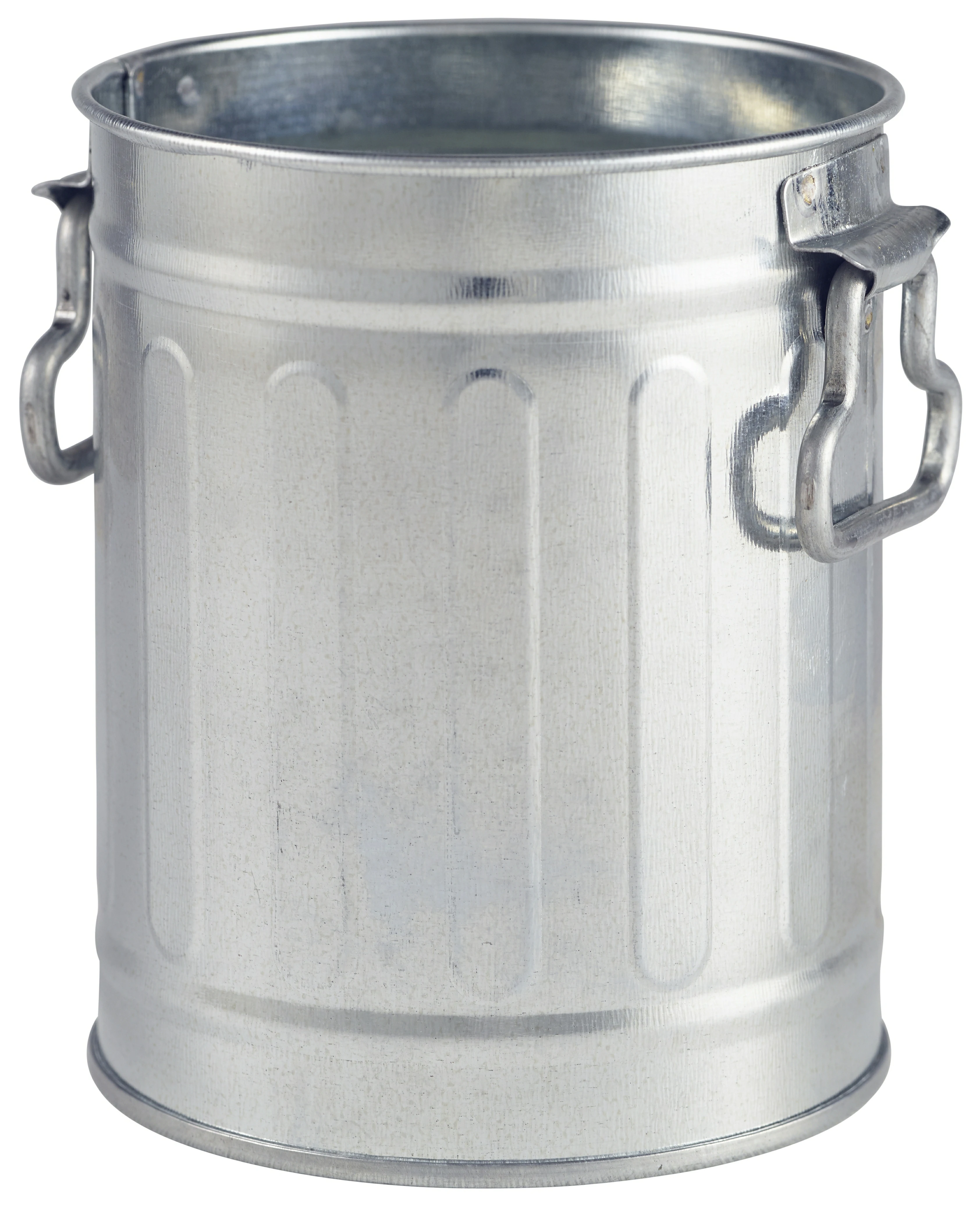 Miniature Galvanised Bin 8.5x11.2cm