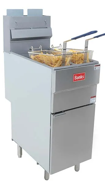 Banks GF40 GAS TWIN Basket Fryer