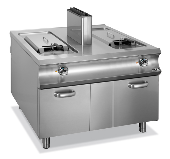 Domina 1100 GF911 Twin Tanks Gas Fryer Freestanding