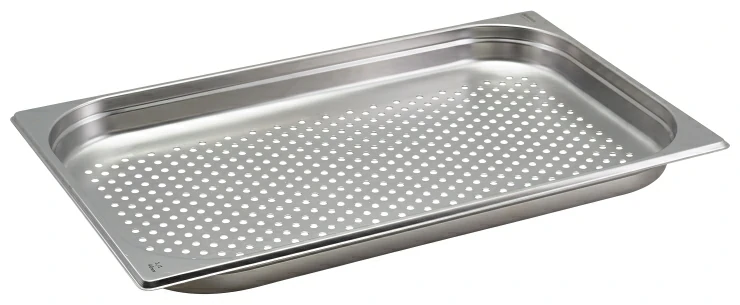 Perforated St/St Gastronorm Pan 1/1 - 40mm Deep