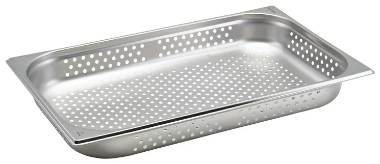 Perforated St/St Gastronorm Pan 1/1 - 65mm Deep