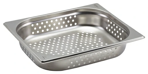 Perforated St/St Gastronorm Pan 1/2 - 65mm Deep