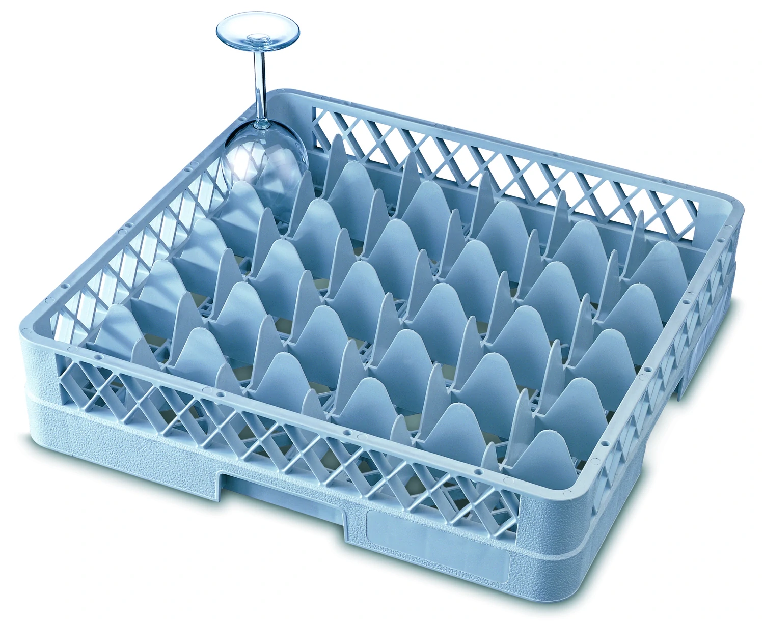 Genware 36 Comp Glass Rack With 1 Extender