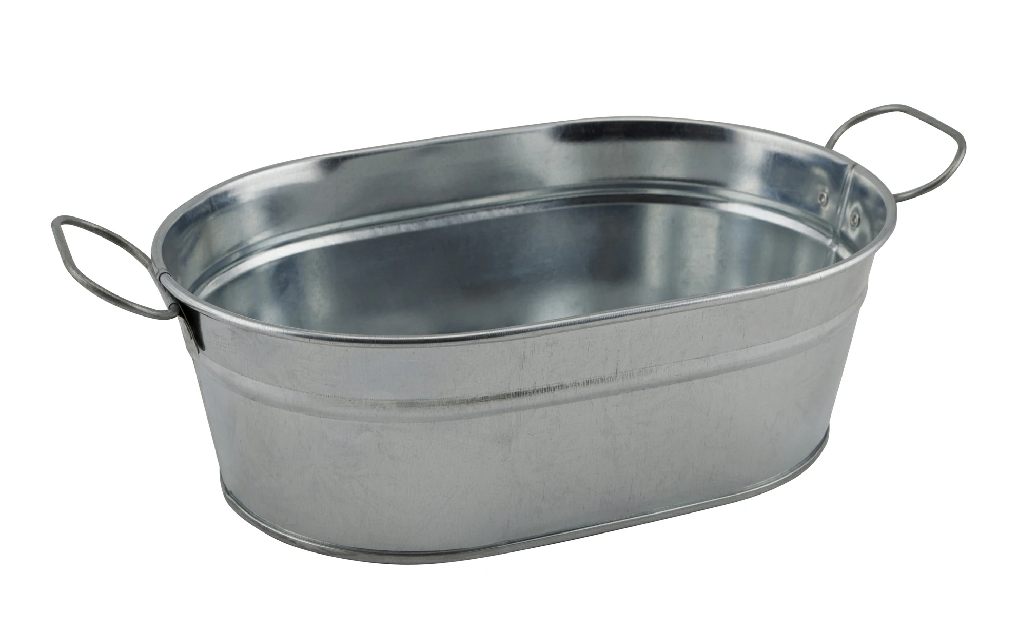 Galvanised Steel Serving Bucket 23 x 15 x 7cm