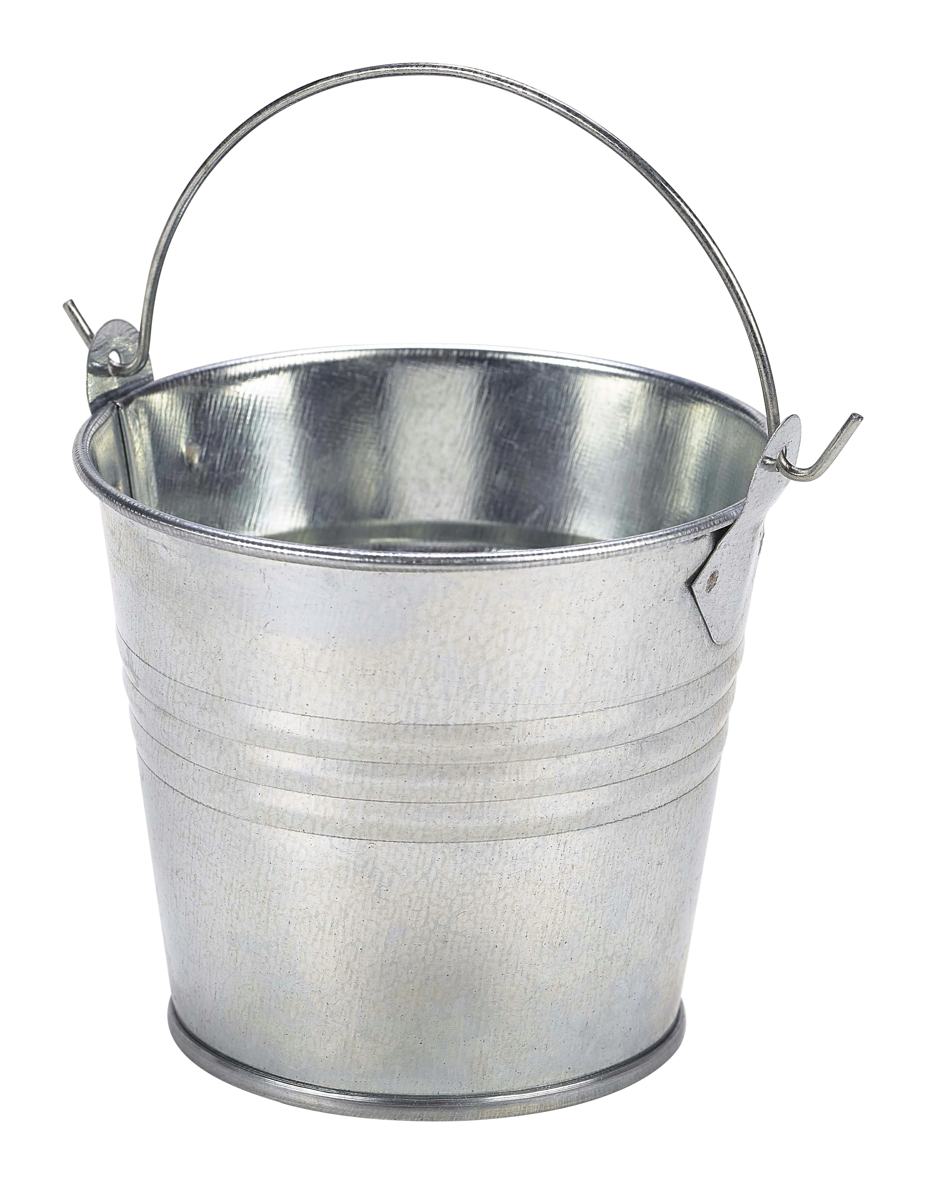 Galvanised Steel Serving Bucket 8.5cm Dia