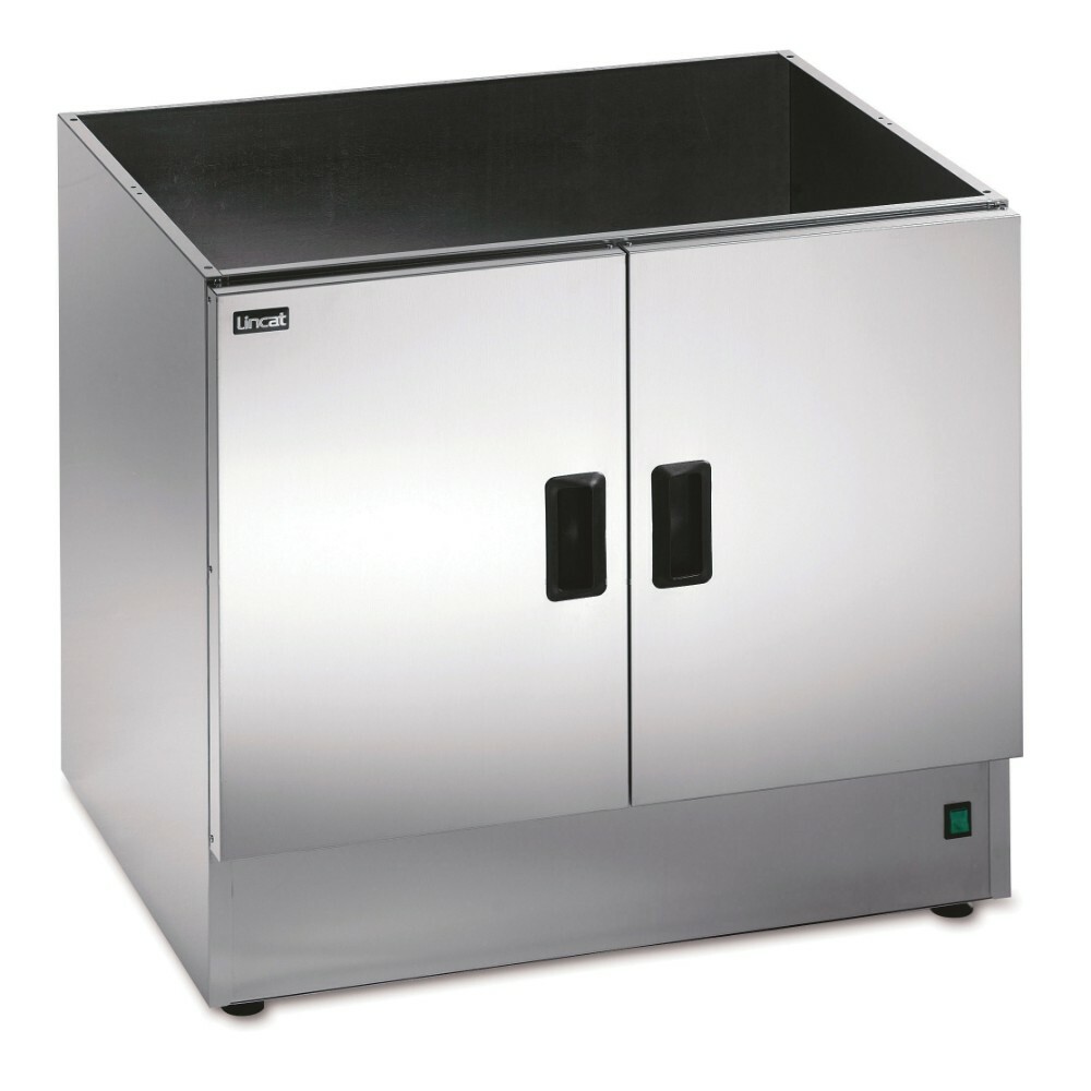 Lincat Silverlink 600 Free-standing Heated Open-Top Pedestal with Doors - W 750 mm - 0.5 kW