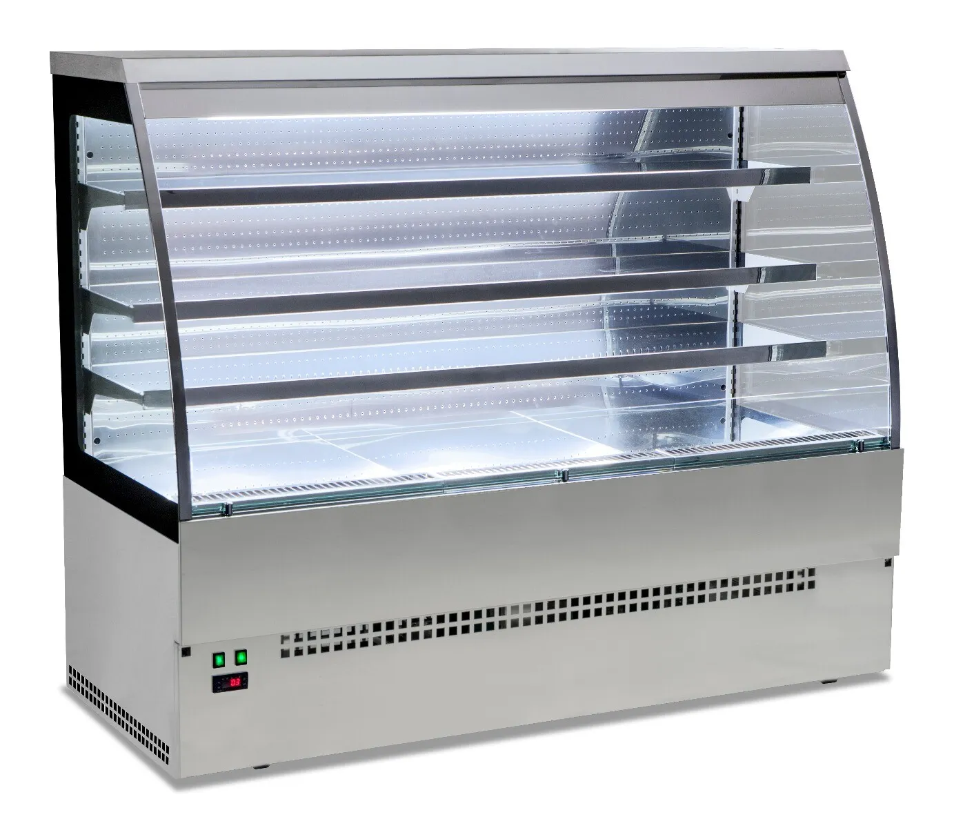 Sterling Pro EVO SELF Stainless Steel Self Service Curved Patisserie Counter Range