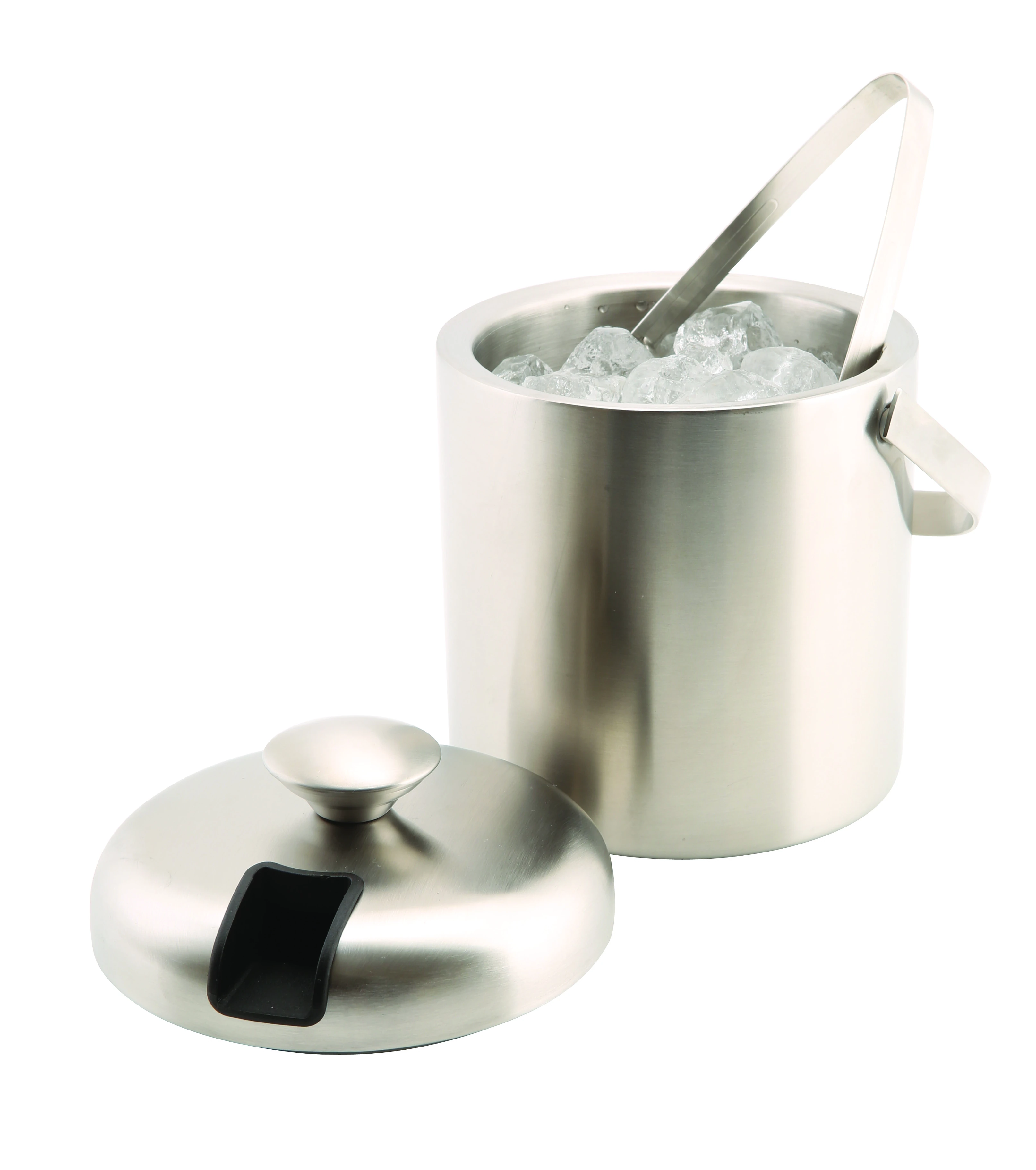 Genware Insulated St/St Ice Bucket&Tong 1.2L