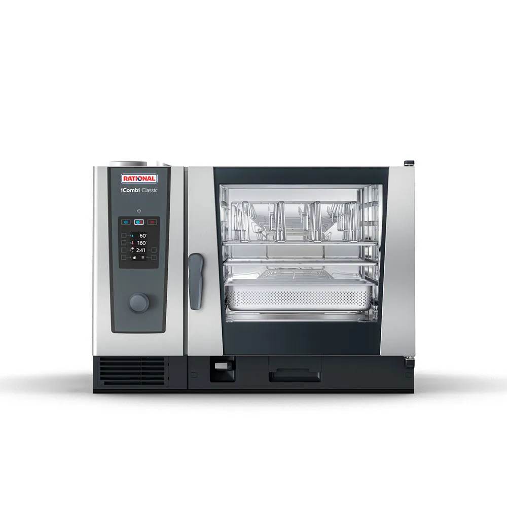 RATIONAL iCombi Classic - Model 6-2/1 - ICC062E/LH Left Hinged Electric Free-standing Combi Oven - 22.4 kW