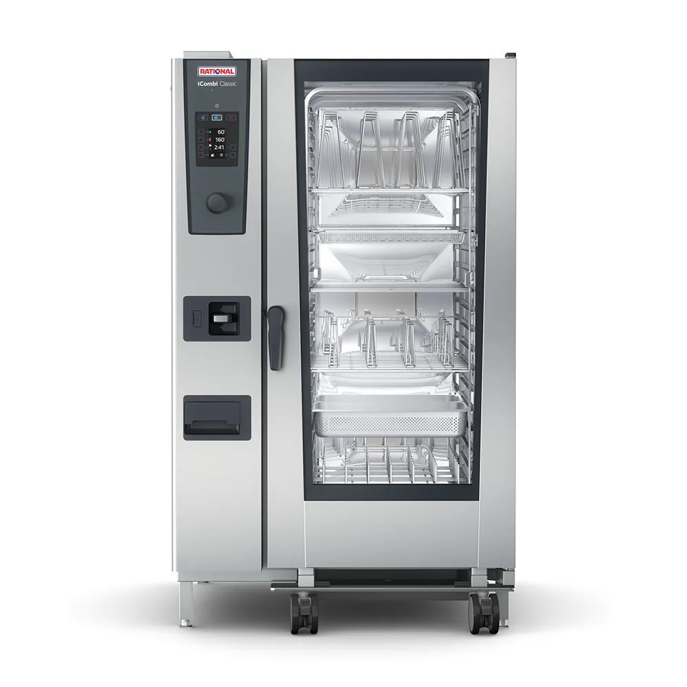 RATIONAL iCombi Classic - Model 20-2/1 Gas Free-standing Combi Oven - 80 kW