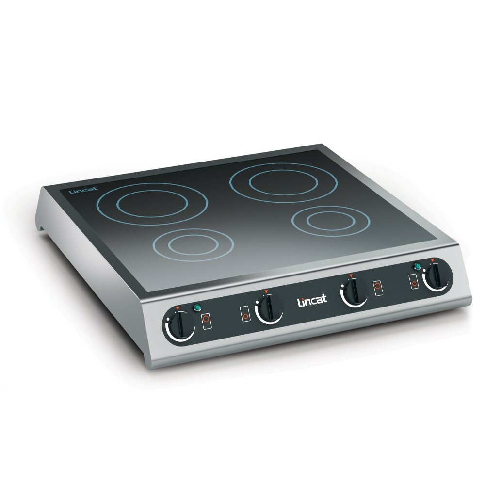 Lincat Electric Counter-top Induction Hob - 4 Zones - W 600 mm - 2 x 3.0 kW