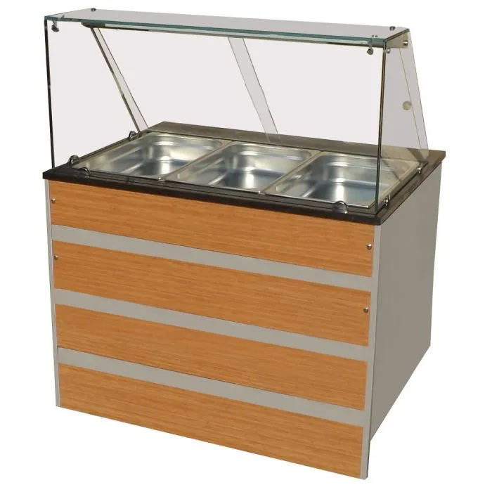 CombiSteel Hot Buffet GN 3/1 with Glass Cover