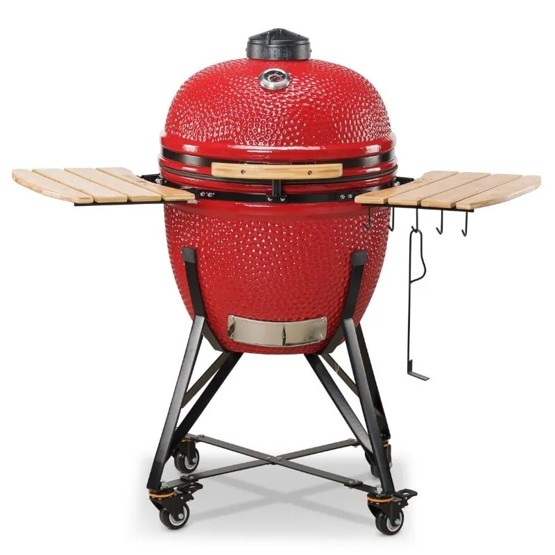 Kamado Bono Grande Ceramic BBQ Grill 23 Red