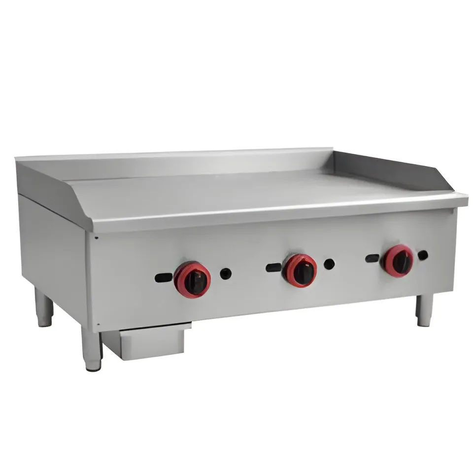 Kebab King Countertop Gas Griddle KKGG-36 3 Burners