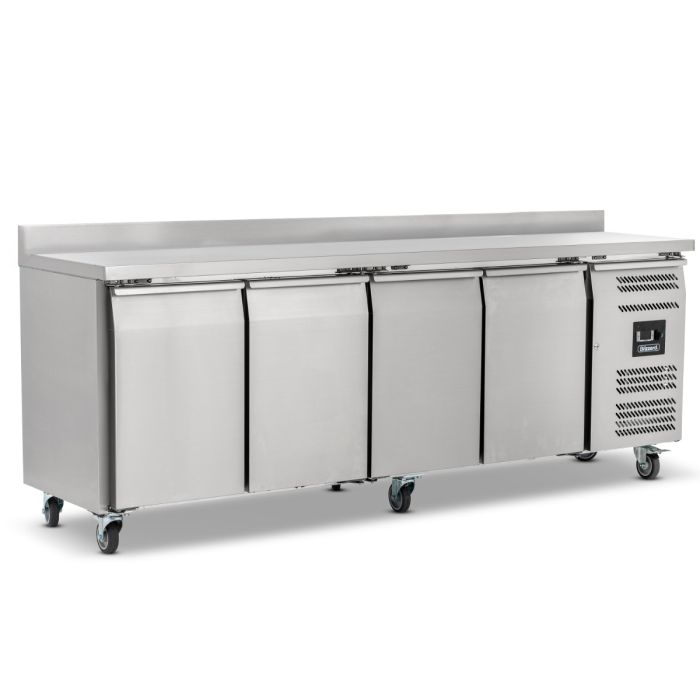 BLIZZARD 4 Door GN1/1 Freezer Counter with Upstand 553L