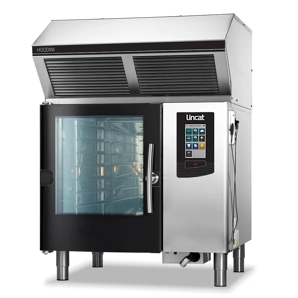 Lincat LCH106I/SPH Visual Cooking 1.06 Electric Counter-top Combi Oven with Hoodini, 9.0kW + 2.2kW Single Phase