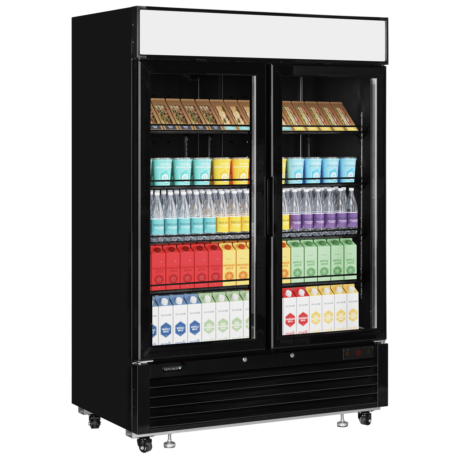 Tefcold LGC5000 Black Glass Door Merchandiser