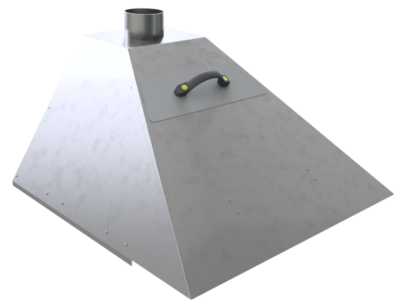 Lightfry LF12E-HUVC Ventilation Extractor Hood