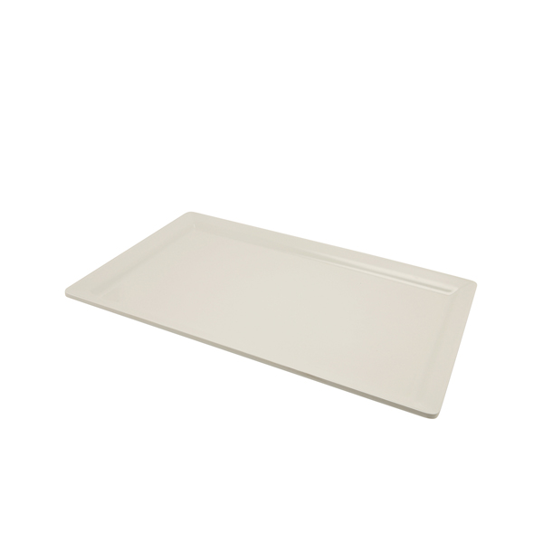 White Melamine Platter GN 1/1 Size 53 X 32cm