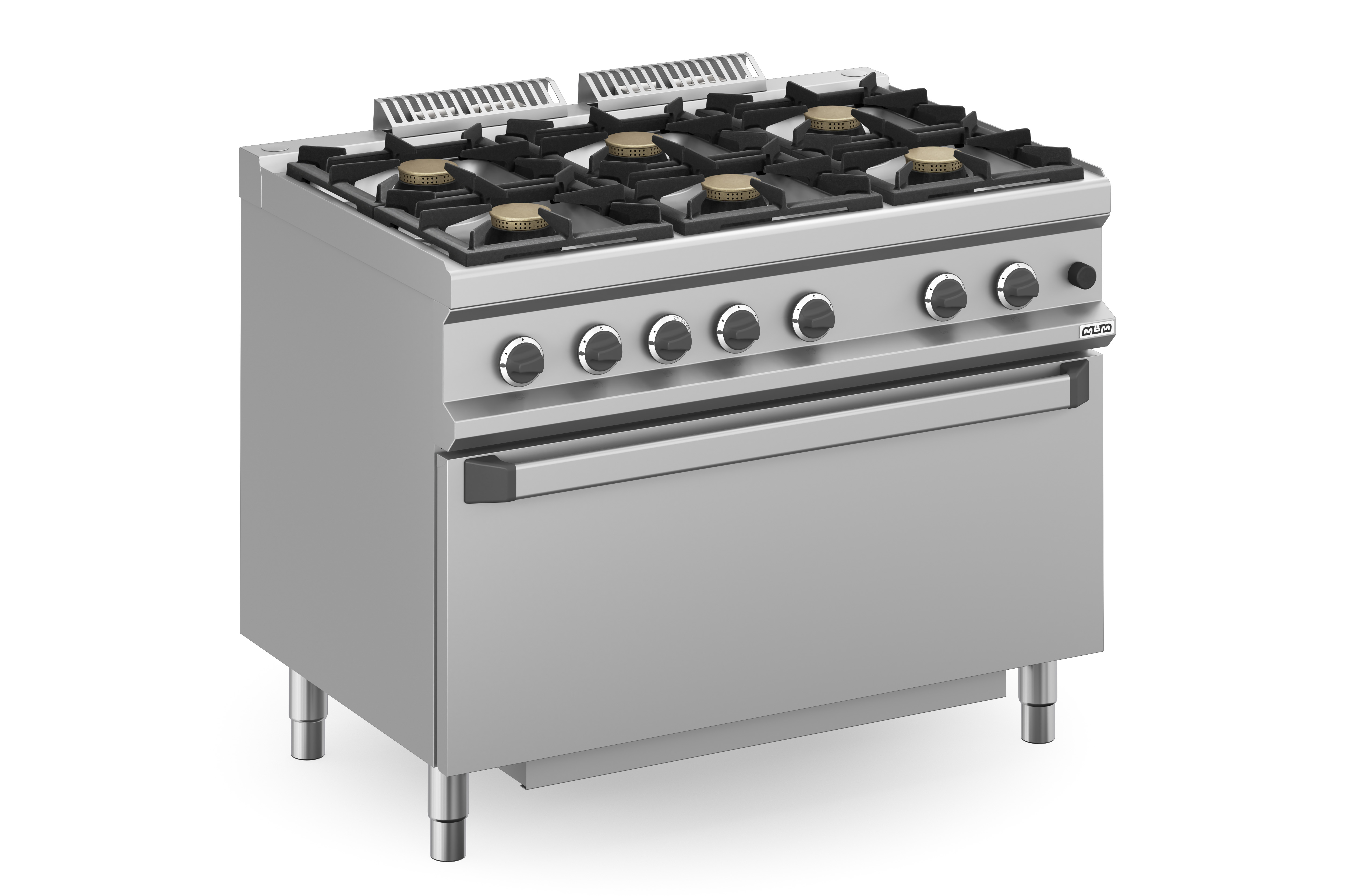 Magistra Plus 700 MFB711FGMXL 6 Burners Gas Cooker with Gas Oven