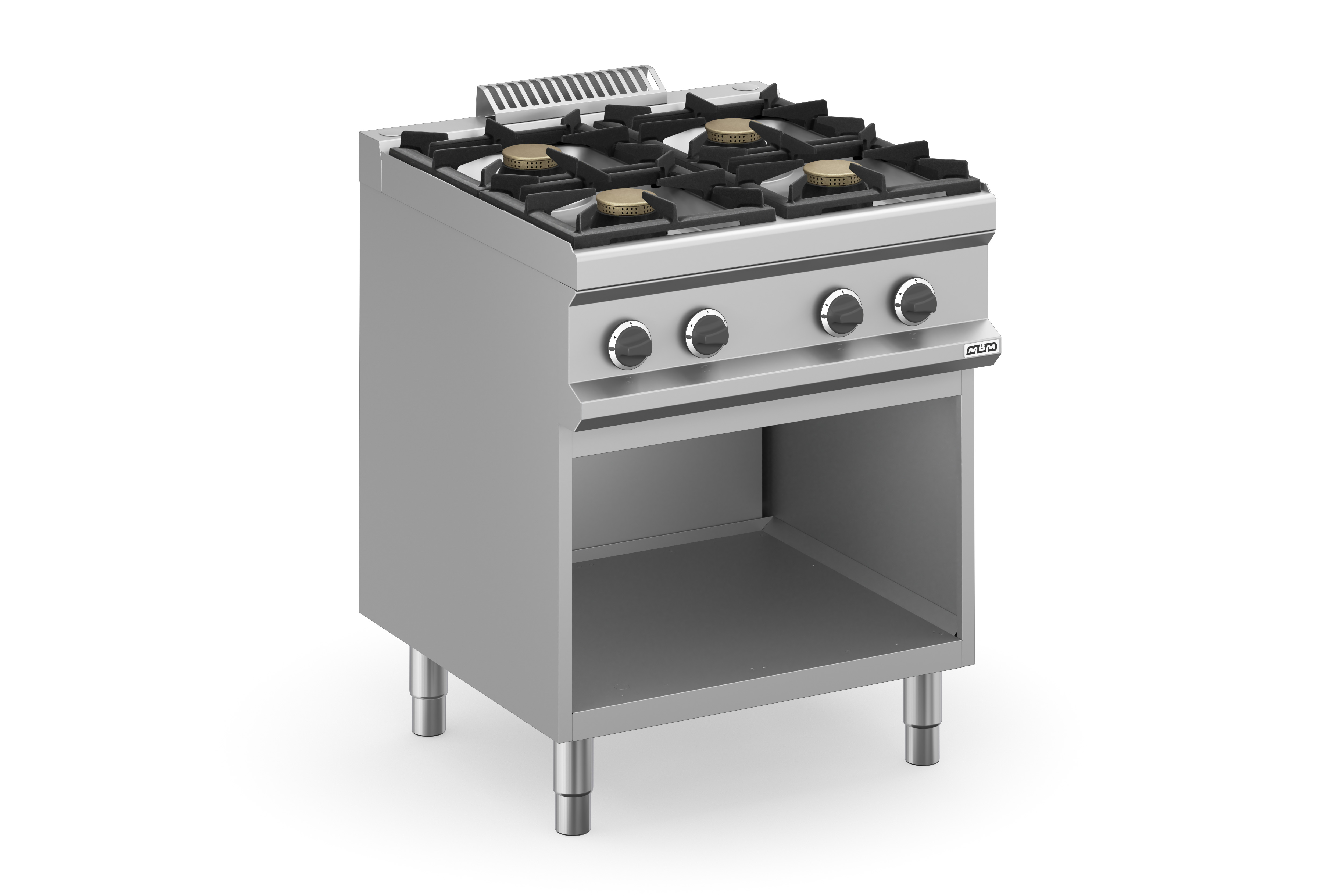 Magistra Plus 700 MFB77AXL 4 Burners Gas Cooker with Open Base