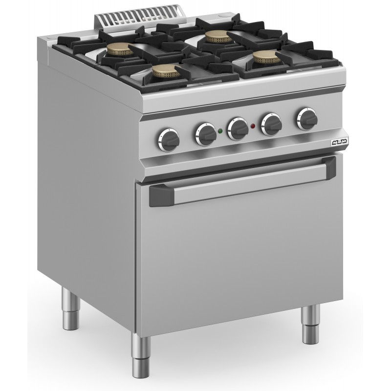 Magistra Plus 700 MFB77FEVXS 4 Burners Gas Cooker with Electric Ventilated Oven