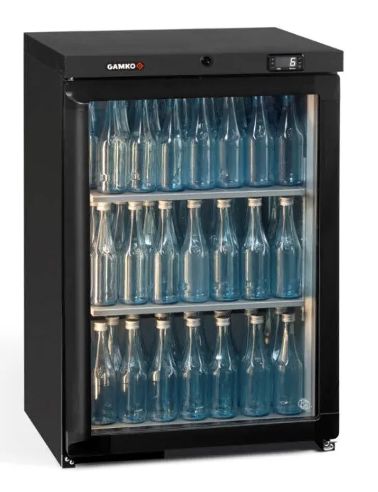 Gamko Maxiglass MG3 150 Series Hand Hinged Undercounter Glass Door Bottle Cooler