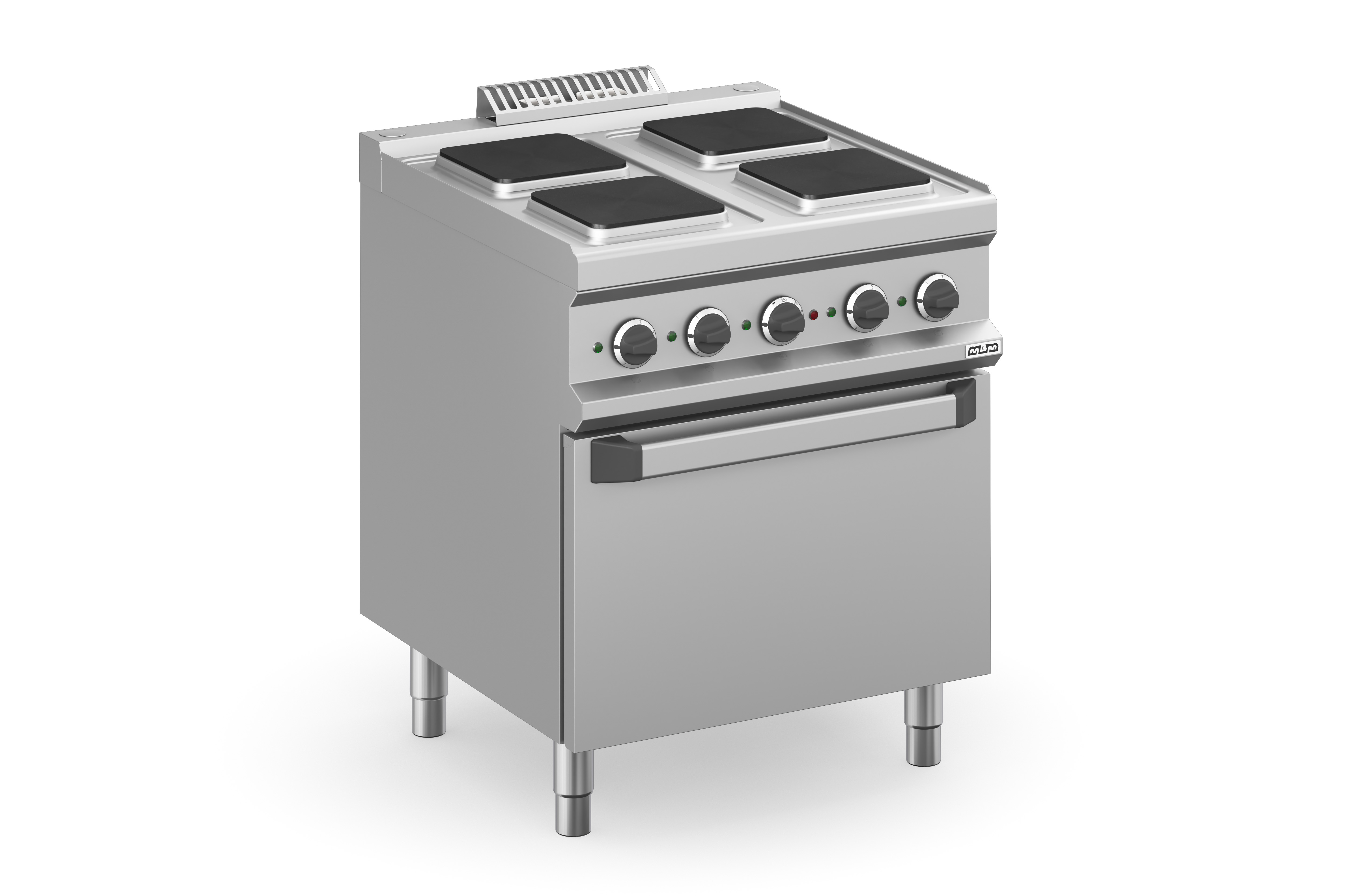 Magistra Plus 700 MPQ77FE 4 Square Plates Freestanding Electric Cooker with Electric Oven