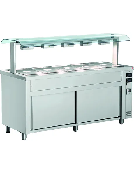 Inomak MQV Heated Storage Free Standing Bain Marie