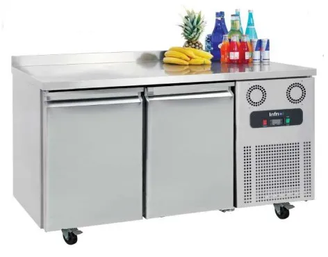 Infrio Professional 2 Door GN 1/1 Freezer Table