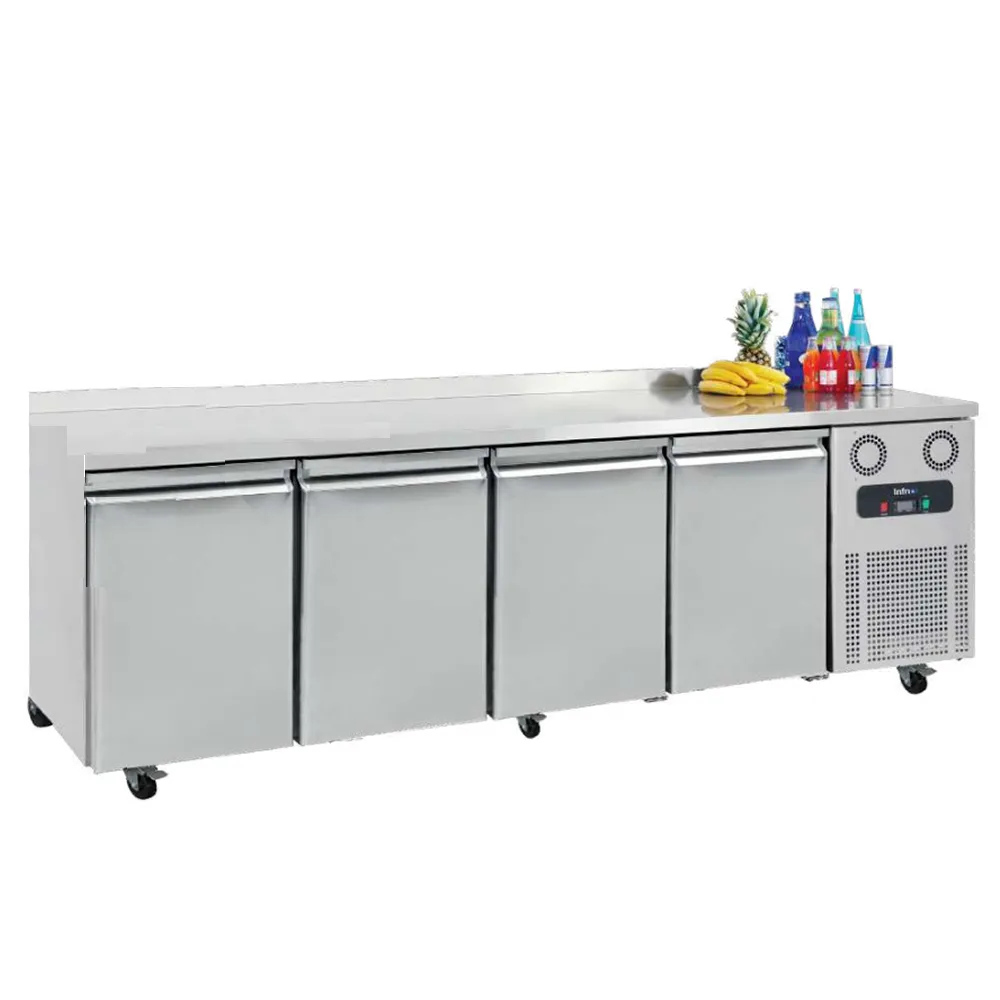 Infrio Professional 4 Door GN 1/1 Refrigerated Table