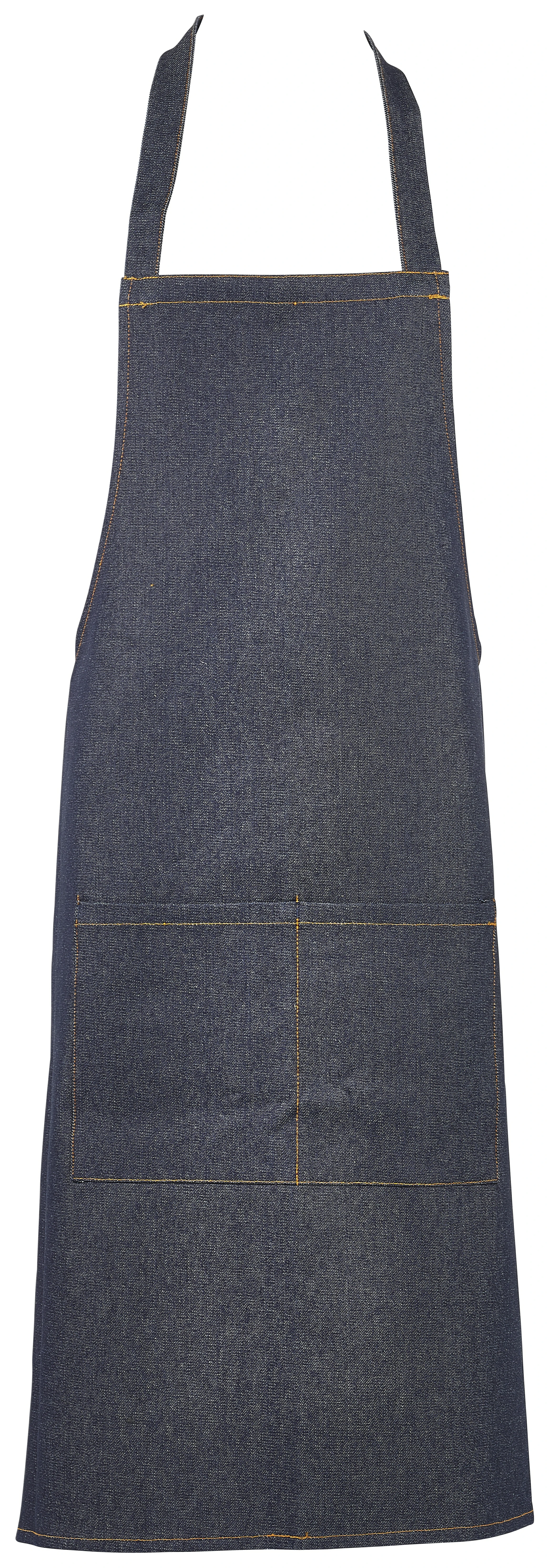 Unwashed Denim Bib Apron 70 x 90cm